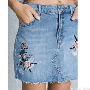 Topshop Denim Skirt